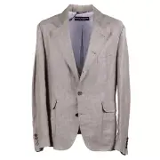 Dolce & Gabbana Deconstructed Linen and Cotton Blazer 44R Sport Coat NWT