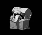 Chest Mimic Mini - DND - Pathfinder - Dungeons & Dragons - RPG - Tabletop - mz42