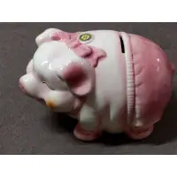 在飛比找蝦皮購物優惠-大型粉紅陶瓷招財豬撲満存錢桶 福氣豬公藝術擺飾