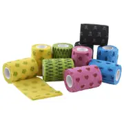 Kruuse Fun-Flex Pet Bandages Assorted Patterns 7.5cm (10 Rolls) | For Dogs/Cats/Horses