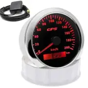 85MM GPS Speedometer Gauge 30/60/80/120/200KMH For Diesel Engine Car Motorcycle