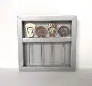 NEW ~ CRATE AND BARREL ~ CHEESE & COCKTAIL PICK SET - Hammered Silver