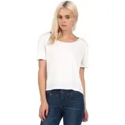 NEW VOLCOM SURF LIVED IN O/D OVERDYE CROP TEE T SHIRT COTTON SMALL 23-16