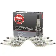 NGK Set of 6 Nickel V-Power Spark Plugs For Aston Martin DB7 L6 Porsche 911 H6 (for: Porsche)