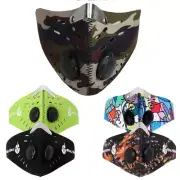 Washable Reusable Anti PM2.5 Air Purifying Face Mask Updated Filter Multi Layer