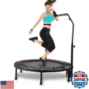 40" and 50" Rebounder Trampoline for Adults – Mini Foldable Fitness Trampolin