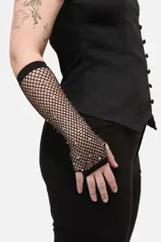 Sparkle Fishnet Gloves