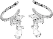 [VALICLUD] Elegant Zircon Ear Cuff Clip On Ear Wrap Earring Costume Accessories