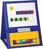 Godery Magnetic Desktop Tabletop Pocket Chart Stand, Double Sided Small Pocket Chart for Classroom Home (15" X 12.5")