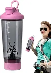 Drinkify Blender Cup, Electric Protein Shaker, Rechargeable Mixing Cup, Effortless Mixing, Leak-Proof Construction, Generous Capacity, 22.5/10/10cm, For Men And Women
