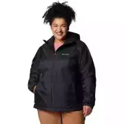 Columbia Switchback II Sherpa-Lined Jacket Black Size 1X Hooded