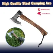 Tactical Viking Axe Forged Steel Head Outdoor Camping Survival Hatchet Handmade