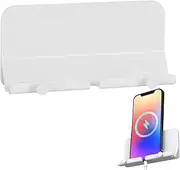 Phone Holder for Wall | Non-Slip Phone Charging Stand,Adhesive Tablet Shelf, Multifunctional Bathroom Gadgets for Home, Studio, Travel