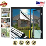 Silver Reflective Window Tint 29.5x118" - Energy Saving & Light Control Solution