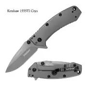 New KERSHAW 1555TI CRYO Rick Hinderer Assisted Flipper Titanium Finish Knife