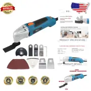 Multi-Purpose 1.8A Oscillating Tool Kit with 20 Accessories - Perfect for DIY