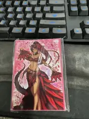ManaMoon Black Rose Signer Queen Card Sleeves