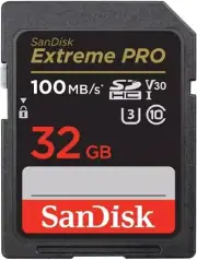 SanDisk 32GB, 64GB. 128GB, 256GB Extreme PRO SDXC UHS-I Memory Card, SD Card.