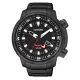 CITIZEN Eco-Drive 雙層霸氣日期顯示腕錶-黑-BJ7086-57E