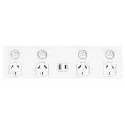 DETA X6 Quad Power Point with USB A+C PD20W Fast Charging