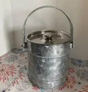 Ice Bucket Stainless w/ Handle and With Lid. Brand New