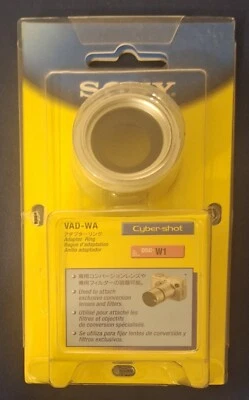 Sony VAD-WA Cyber-shot DSC-W1 Adaptor Ring NIB