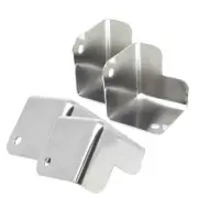 4 Pcs Metal Nickel Cabinet Corner For DJ Enclosure and Speaker Boxes 1.5"x1.5"