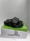OOFOS OOahh SPORT FLEX Slide Sandals Unisex BLACK MATTE Mens 11 Women’s 13