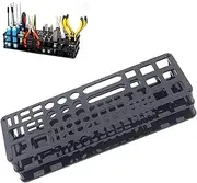 Screwdriver Organizers,63 Holes Acrylic Screwdriver Storage Rack,Tool Storage Holder Tray Organizer Rack,Holder Rack for Hex Cross Screw,Suitable for Trucks Boats Home Workshop