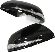 Turn Signal LED Dynamic Side Mirror Flashing Indicator Light Compatible With Mercedes Benz V Class Vito Viano Valente Metris W447 15-19 2021(Black)
