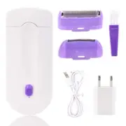 USB Rechargeable Women Epilator Portable Body Hair Shaver Rotary Face Leg5903