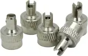 5pk TR VC2 SCREWDRIVER TYPE VALVE CAP Milton S437