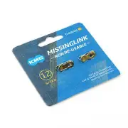 KMC 12 Speed Connecting Link - Non Reusable, TI-N Gold