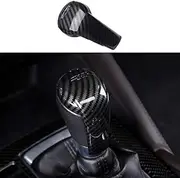 ruihe Carbon Fiber Color Interior Gear Shift Knob Decorator Cover Fit for Mazda3 Mazda6 CX5 CX3 CX8 CX9 CX-3 CX-5 CX-8 CX-9 Mazda2 AT