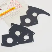 Vintage NOS Schumacher U623T Black Trans Side Plates 4WD