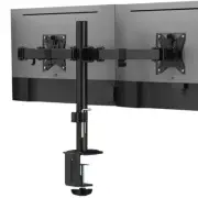 Dual Monitor Mount Desk Clamp On Stand Fit 2 Computer Screens Up to 32 Inches