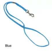 Pet Grooming DELUXE BRAIDED Table Arm Bath RESTRAINT Noose 24" Loop PASTEL BLUE