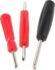ELAYARD Universal Valve Core Wrench Set 3pcs Tire Valve Stem Removal Tool for Cars Bicycles Air Conditioning Systems