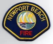 CALIFORNIA CA NEWPORT BEACH FIRE DEPARTMENT NICE SHOULDER PATCH POLICE SHERIFF