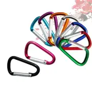 10pcs Carabiner Snap Hook Key Chain Belt Clip for Traveling and Adventures