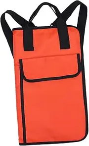 Kisangel Drumstick Bag with Shoulder Straps Durable Oxford Cloth Drum Stick Holder for Easy Carrying Portable Storage for Mallets and Music Scores Lightweight Design for Outdoor Use