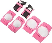 BESPORTBLE 1 Set Skating Protective Gear Durable Knee and Elbow Pads for Roller Skating Scooter and Bike Riding Scratch Shell with Sponge Padding Protection Up