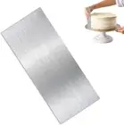 Stainless Steel Cake Scraper, 21.8 cm Icing Smoother, Metal Leveler for Cake