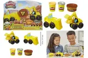 PlayDoh Wheels Excavator and Loader Construction Truck Ages 3+ Toy Car Build Fun