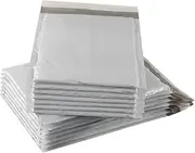 HOODANCOS 50PCS Grey Self Seal Adhesive Postal Bags Bubble Mailers for Safe Shipping for Packaging and Valuables Transport