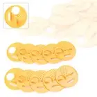 12x Plastic Beekeepers Bee Hive Nuc Box Entrance Gates Beekeeping Tool Yellow