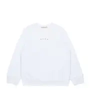 Marni Kids Logo Detailed Crewneck Sweatshirt 8Y,14Y WHITE