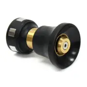 Deluxe Solid Brass Garden Water Fire Hose Nozzle Pressure Sprayer Tough Rubberiz