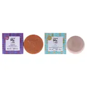 Infuse My Colour Rescue My Hair Smooth Shampoo Bar and Volume Conditioner Bar Kit For Unisex 2 Pc Kit 2.7oz Shampoo, 2.7oz Conditioner
