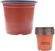 [AIMALL] 20PCS Soft Plastic Plant POTS Nursery SEEDLINGS Container 012 - Versatile Sizes for Gardening
